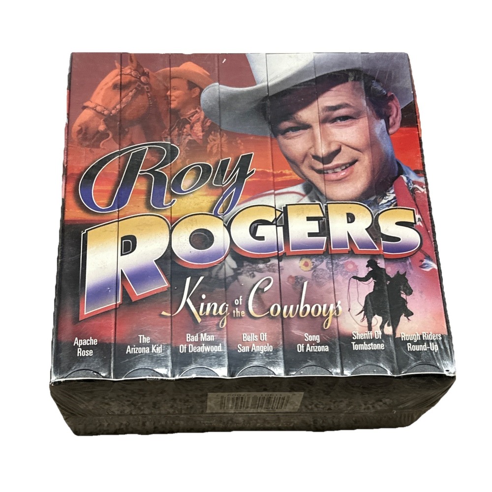 Roy Rogers King Of The Cowboys 7 VHS Set SEALED